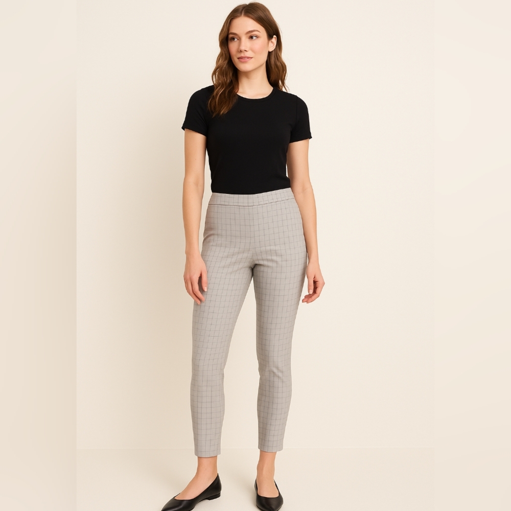 Light Gray Career Office Pants